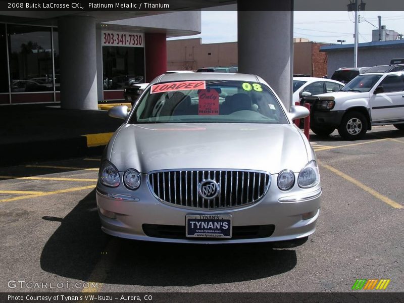 Platinum Metallic / Titanium 2008 Buick LaCrosse CXL