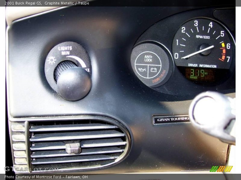 Graphite Metallic / Taupe 2001 Buick Regal GS