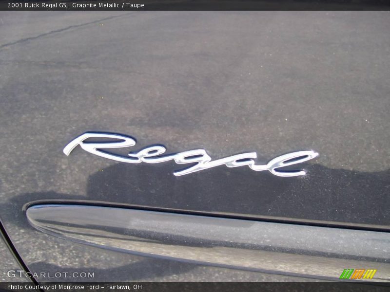 Graphite Metallic / Taupe 2001 Buick Regal GS