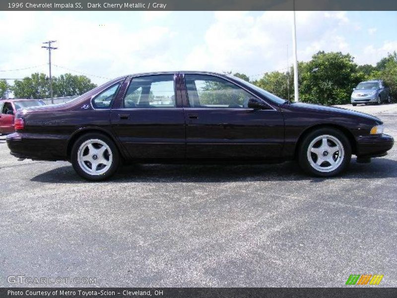 Dark Cherry Metallic / Gray 1996 Chevrolet Impala SS