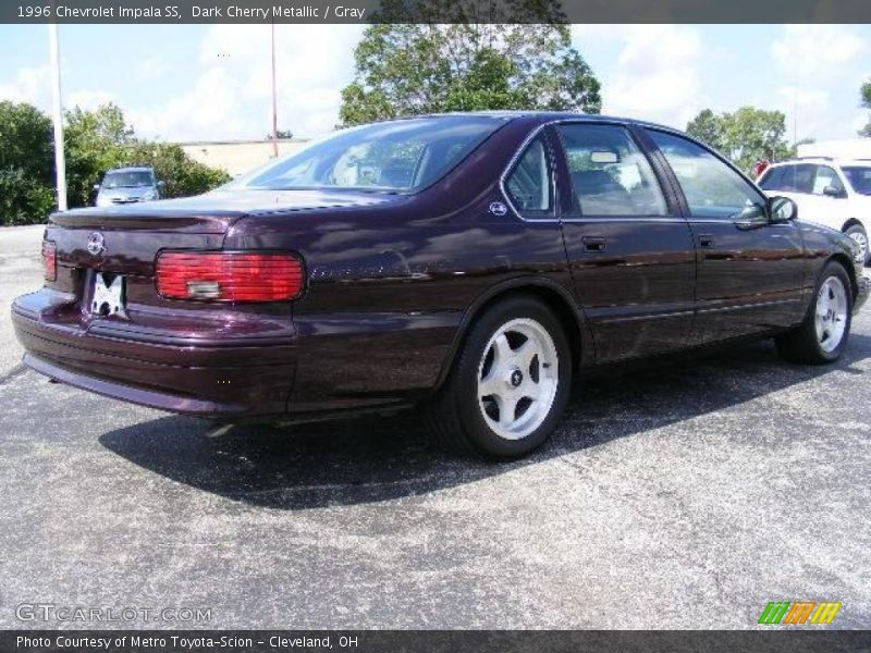 Dark Cherry Metallic / Gray 1996 Chevrolet Impala SS