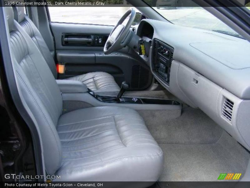 Dark Cherry Metallic / Gray 1996 Chevrolet Impala SS