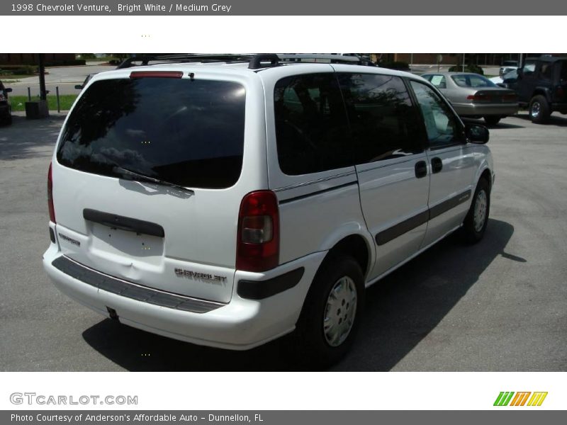 Bright White / Medium Grey 1998 Chevrolet Venture