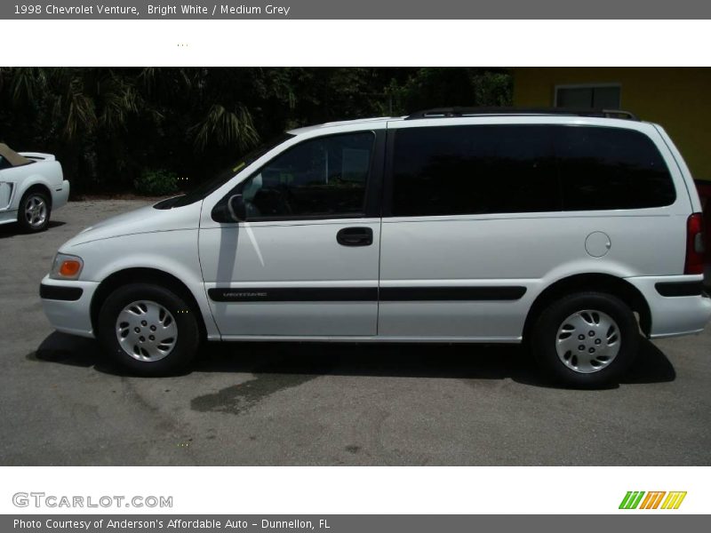 Bright White / Medium Grey 1998 Chevrolet Venture