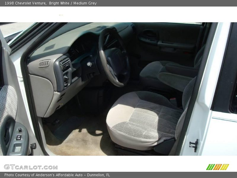 Bright White / Medium Grey 1998 Chevrolet Venture