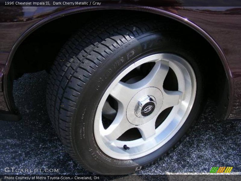 Dark Cherry Metallic / Gray 1996 Chevrolet Impala SS