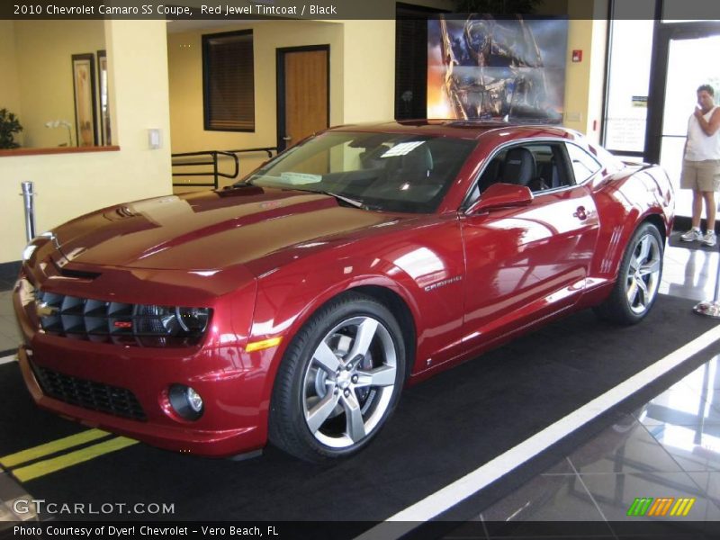 Red Jewel Tintcoat / Black 2010 Chevrolet Camaro SS Coupe