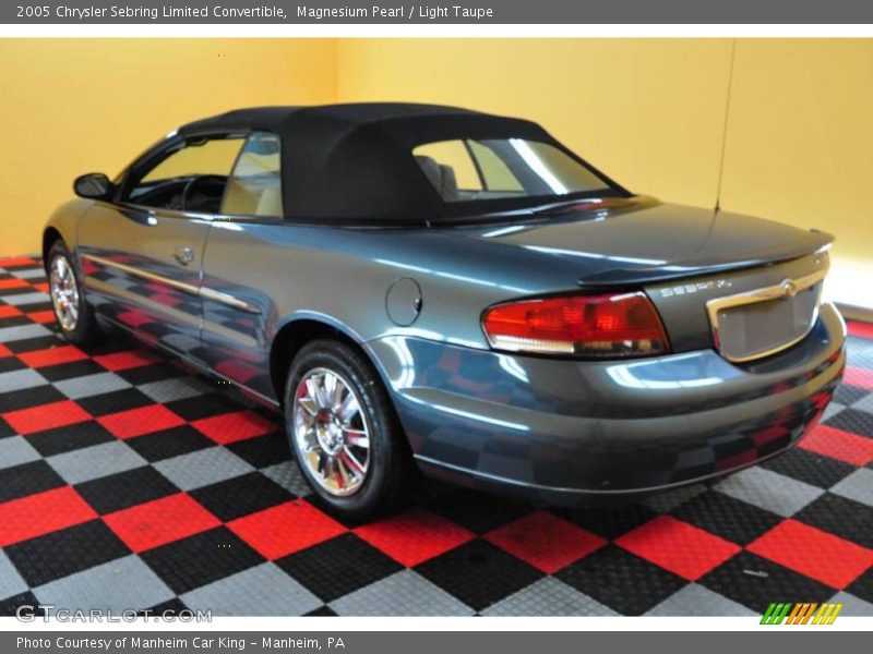 Magnesium Pearl / Light Taupe 2005 Chrysler Sebring Limited Convertible