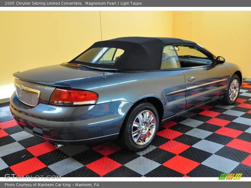 Magnesium Pearl / Light Taupe 2005 Chrysler Sebring Limited Convertible