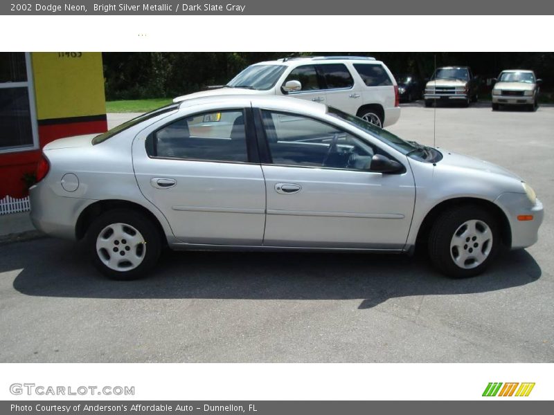 Bright Silver Metallic / Dark Slate Gray 2002 Dodge Neon