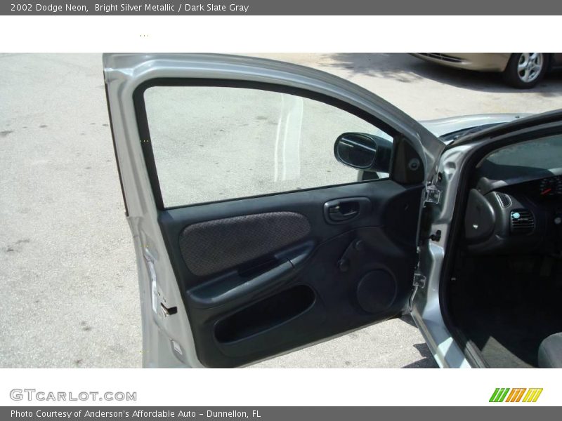 Bright Silver Metallic / Dark Slate Gray 2002 Dodge Neon