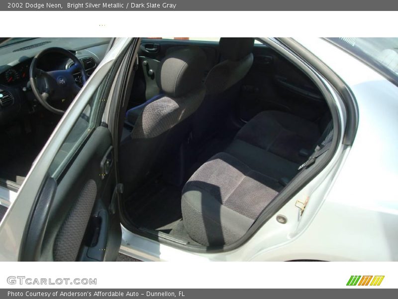 Bright Silver Metallic / Dark Slate Gray 2002 Dodge Neon