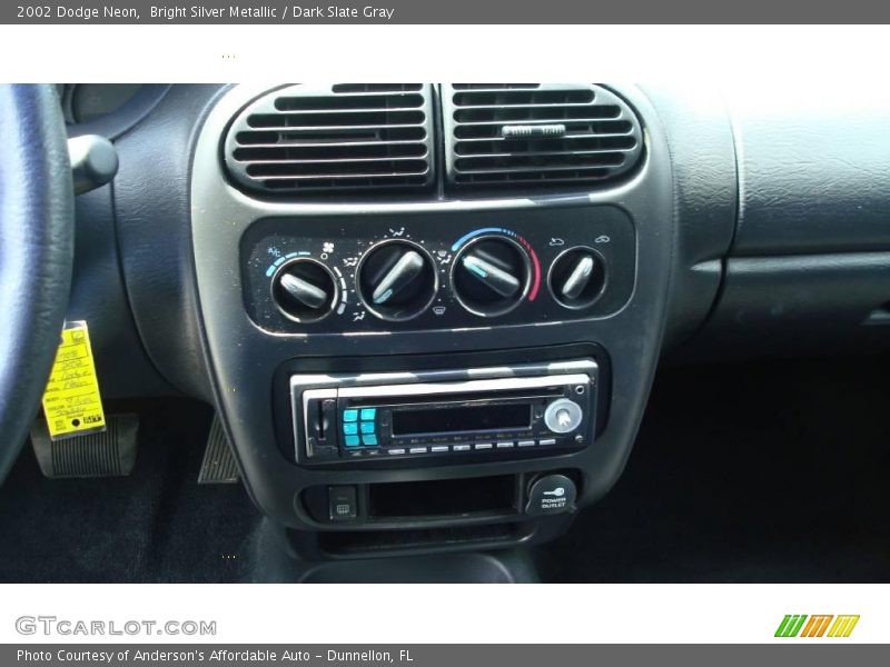 Bright Silver Metallic / Dark Slate Gray 2002 Dodge Neon