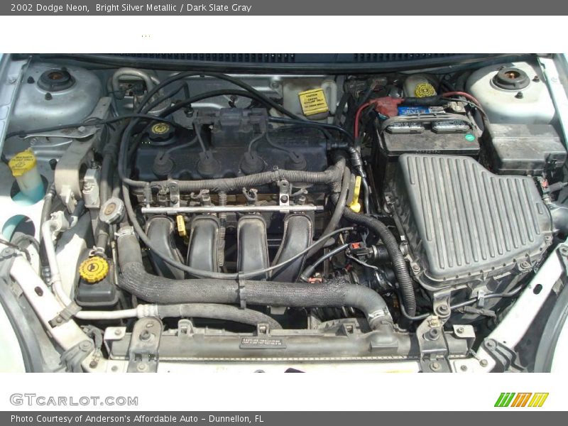 Bright Silver Metallic / Dark Slate Gray 2002 Dodge Neon