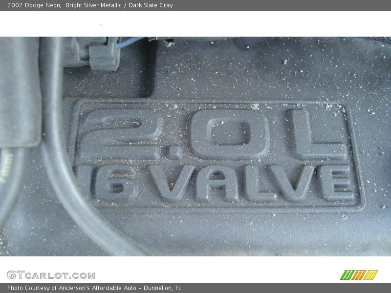 Bright Silver Metallic / Dark Slate Gray 2002 Dodge Neon