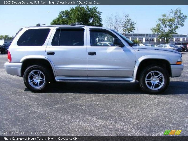 Bright Silver Metallic / Dark Slate Gray 2003 Dodge Durango R/T 4x4