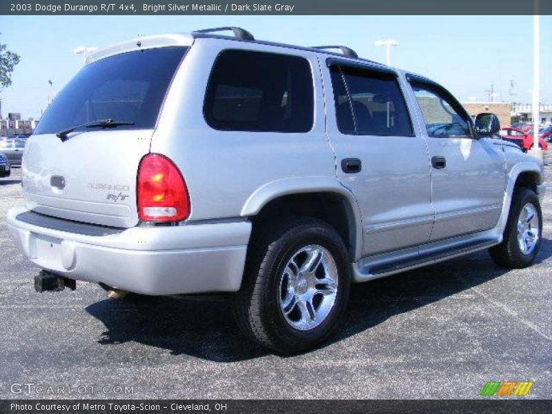 Bright Silver Metallic / Dark Slate Gray 2003 Dodge Durango R/T 4x4