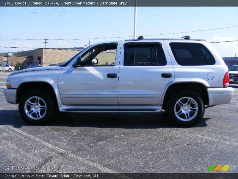 Bright Silver Metallic / Dark Slate Gray 2003 Dodge Durango R/T 4x4