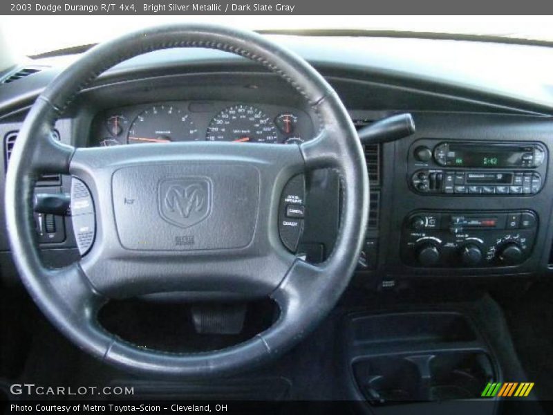 Bright Silver Metallic / Dark Slate Gray 2003 Dodge Durango R/T 4x4