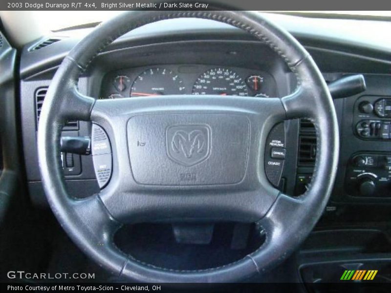 Bright Silver Metallic / Dark Slate Gray 2003 Dodge Durango R/T 4x4