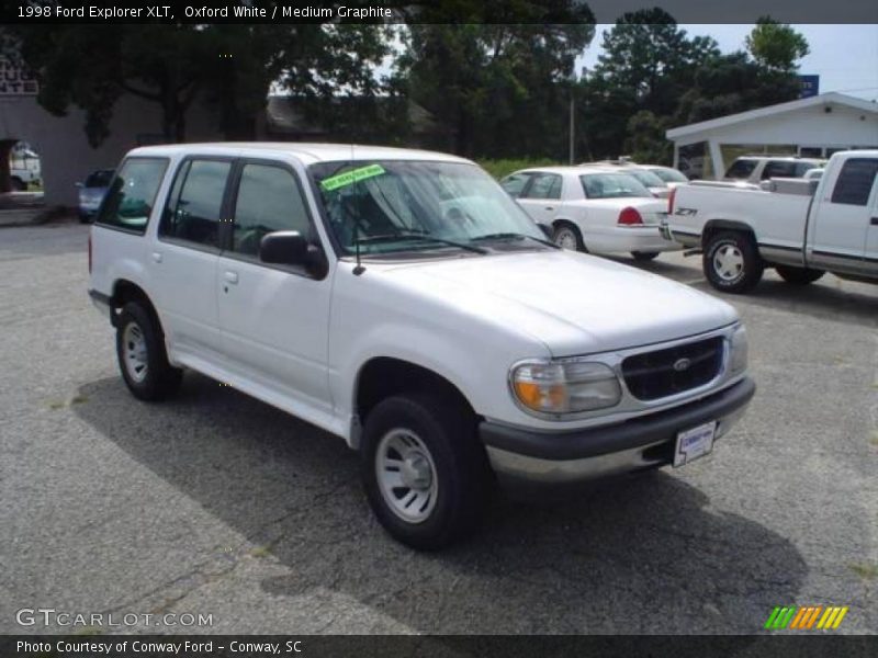 Oxford White / Medium Graphite 1998 Ford Explorer XLT