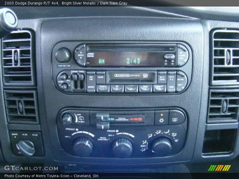 Bright Silver Metallic / Dark Slate Gray 2003 Dodge Durango R/T 4x4