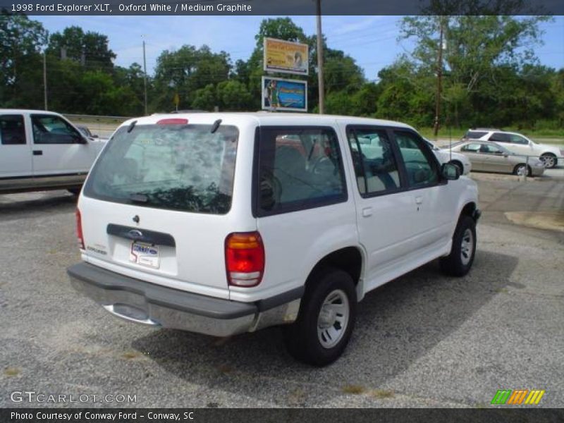 Oxford White / Medium Graphite 1998 Ford Explorer XLT