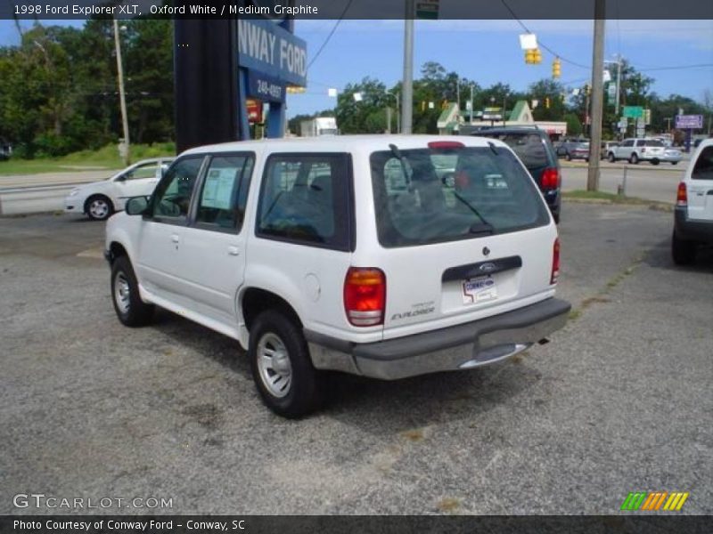 Oxford White / Medium Graphite 1998 Ford Explorer XLT