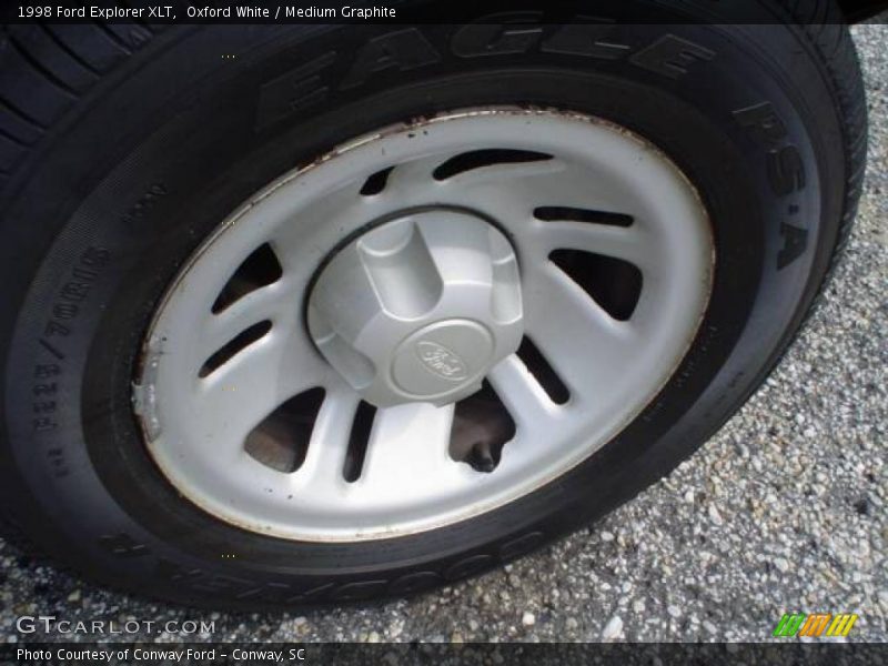 Oxford White / Medium Graphite 1998 Ford Explorer XLT