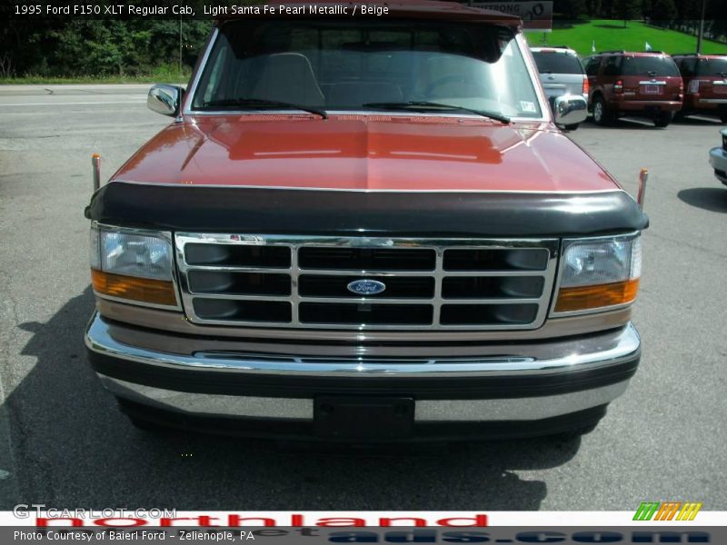 Light Santa Fe Pearl Metallic / Beige 1995 Ford F150 XLT Regular Cab
