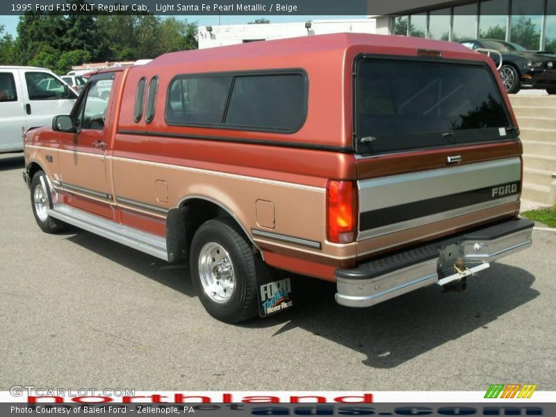Light Santa Fe Pearl Metallic / Beige 1995 Ford F150 XLT Regular Cab