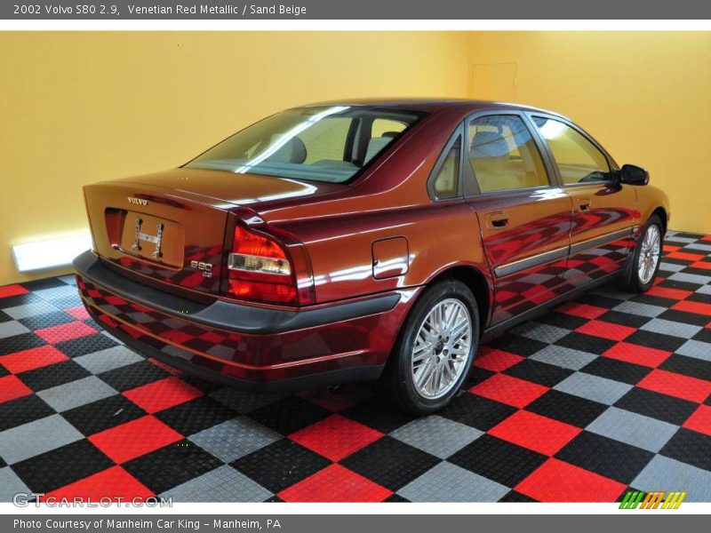 Venetian Red Metallic / Sand Beige 2002 Volvo S80 2.9