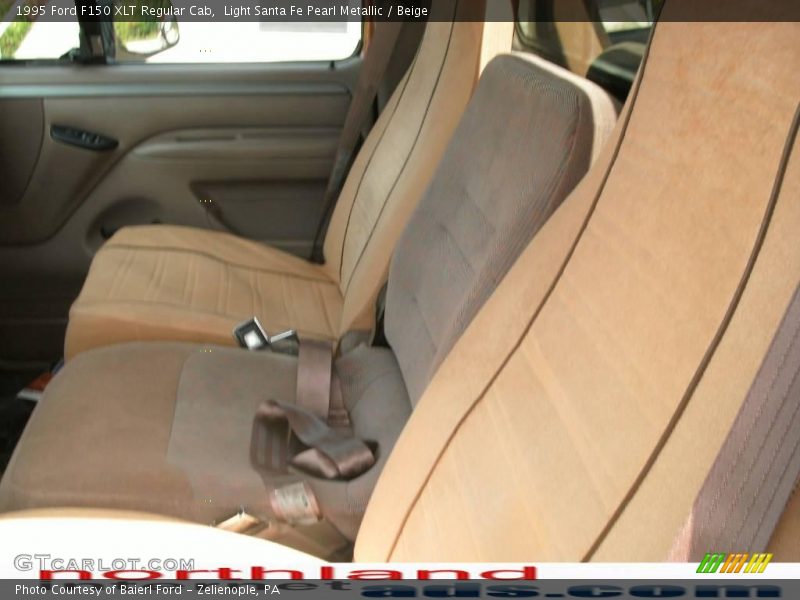 Light Santa Fe Pearl Metallic / Beige 1995 Ford F150 XLT Regular Cab