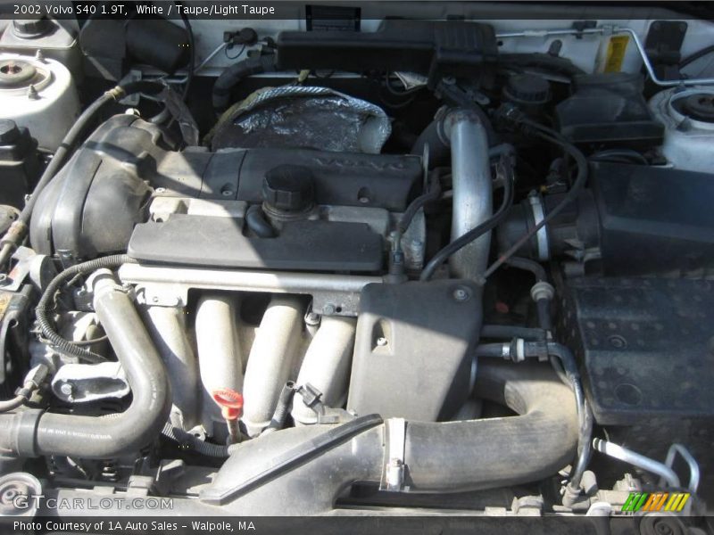 White / Taupe/Light Taupe 2002 Volvo S40 1.9T
