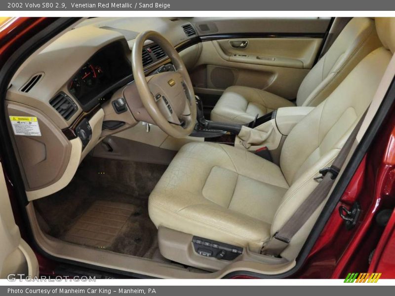 Venetian Red Metallic / Sand Beige 2002 Volvo S80 2.9