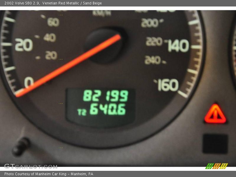 Venetian Red Metallic / Sand Beige 2002 Volvo S80 2.9