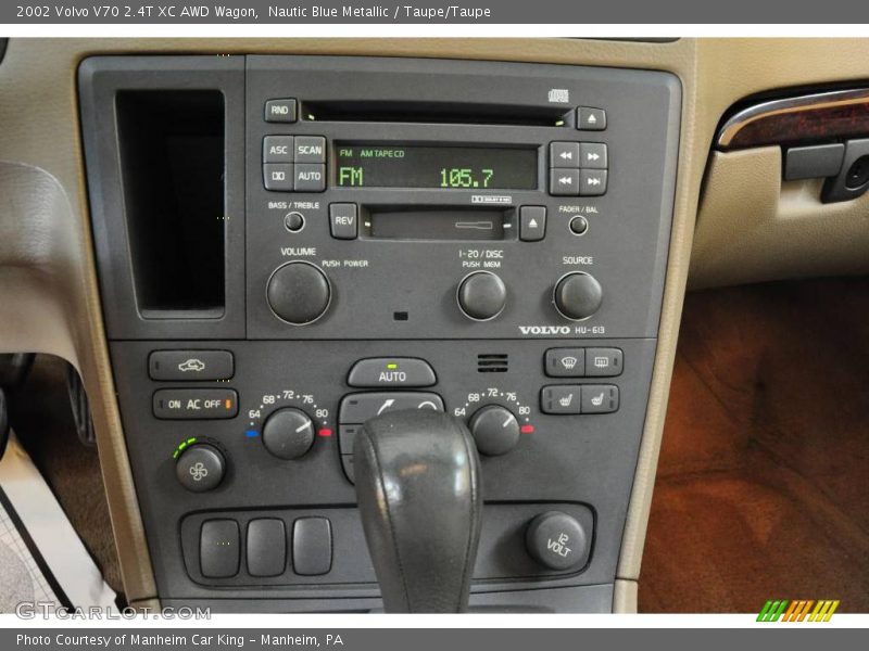 Nautic Blue Metallic / Taupe/Taupe 2002 Volvo V70 2.4T XC AWD Wagon