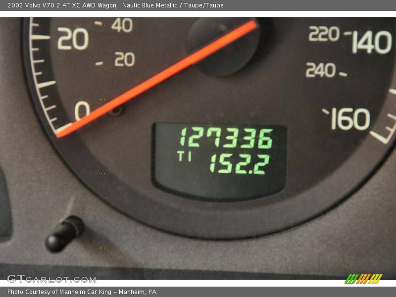 Nautic Blue Metallic / Taupe/Taupe 2002 Volvo V70 2.4T XC AWD Wagon
