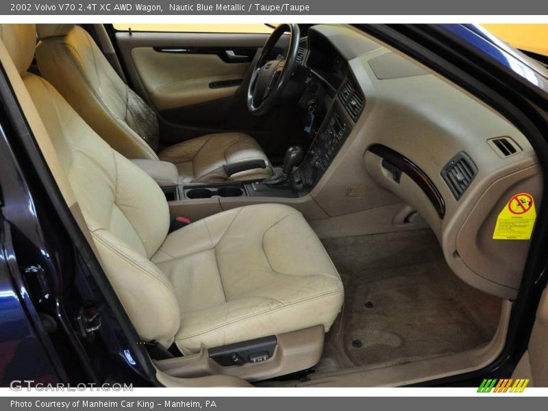 Nautic Blue Metallic / Taupe/Taupe 2002 Volvo V70 2.4T XC AWD Wagon