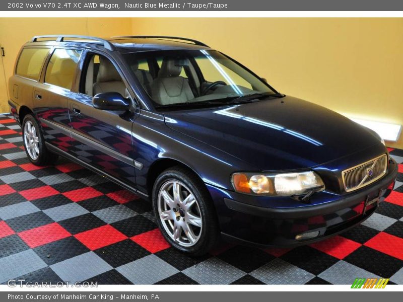 Nautic Blue Metallic / Taupe/Taupe 2002 Volvo V70 2.4T XC AWD Wagon