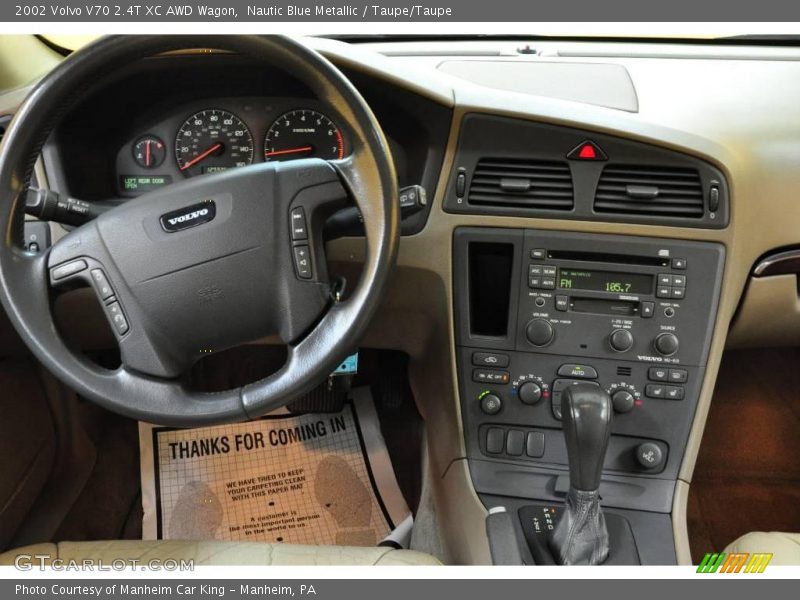 Nautic Blue Metallic / Taupe/Taupe 2002 Volvo V70 2.4T XC AWD Wagon
