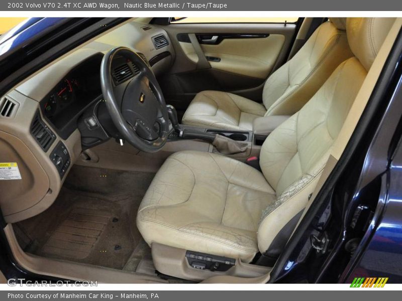 Nautic Blue Metallic / Taupe/Taupe 2002 Volvo V70 2.4T XC AWD Wagon