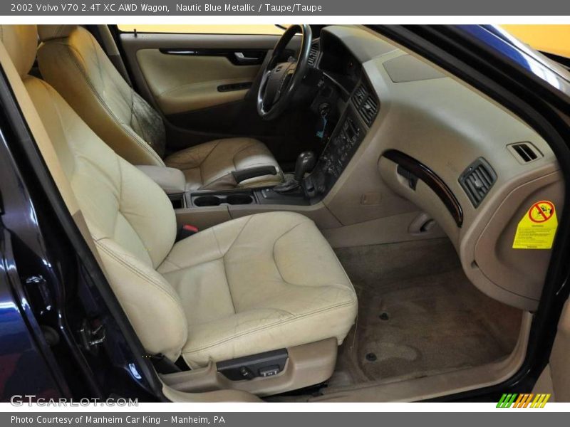 Nautic Blue Metallic / Taupe/Taupe 2002 Volvo V70 2.4T XC AWD Wagon