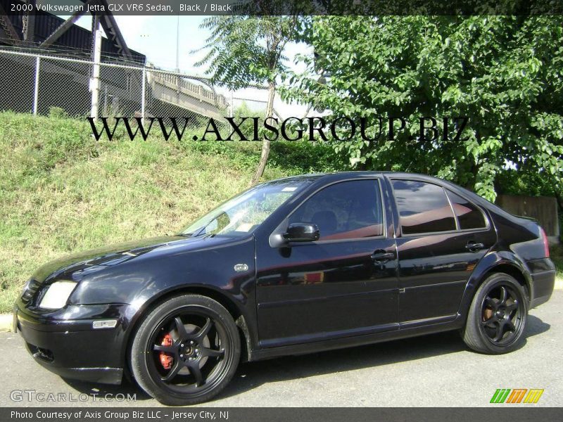 Black / Black 2000 Volkswagen Jetta GLX VR6 Sedan