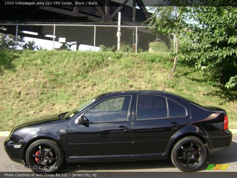 Black / Black 2000 Volkswagen Jetta GLX VR6 Sedan