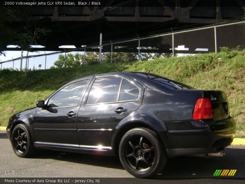 Black / Black 2000 Volkswagen Jetta GLX VR6 Sedan