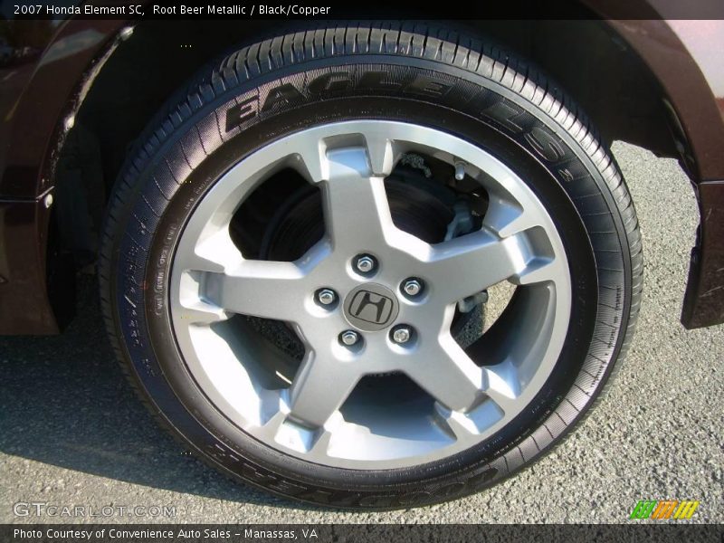 Root Beer Metallic / Black/Copper 2007 Honda Element SC