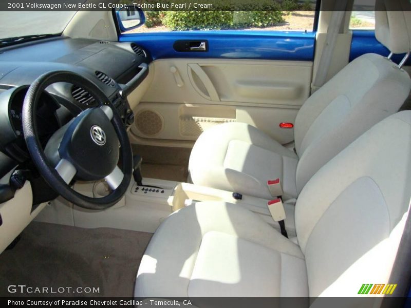 Techno Blue Pearl / Cream 2001 Volkswagen New Beetle GL Coupe