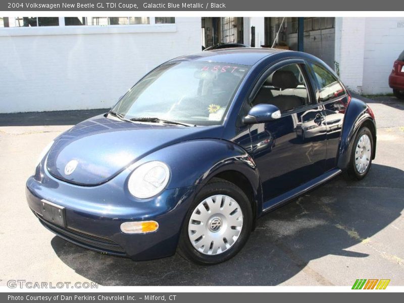 Galactic Blue Metallic / Black 2004 Volkswagen New Beetle GL TDI Coupe