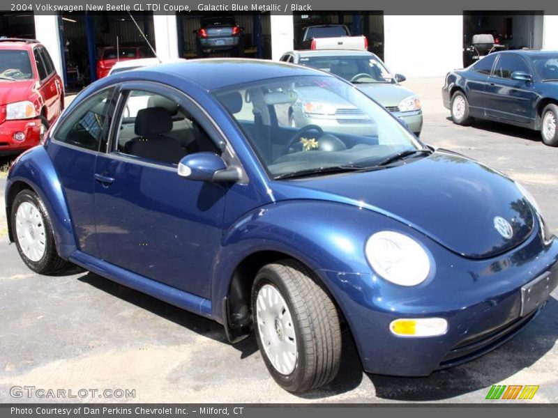 Galactic Blue Metallic / Black 2004 Volkswagen New Beetle GL TDI Coupe